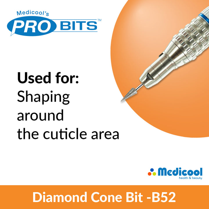 Diamond Cone Bit -B52- for Nails