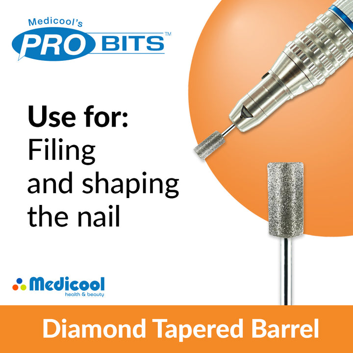 Diamond Tapered Barrel -E11- for Nails