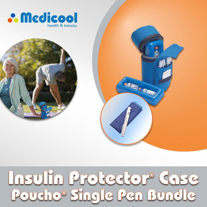 Insulin Protector® Case+Poucho® Single Pen Bundles - Medicool