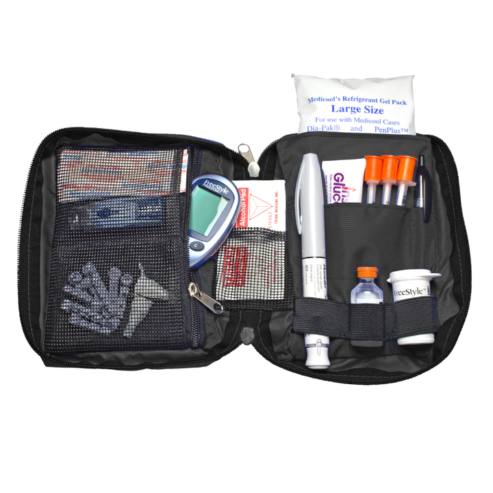 Dia-Pak® Classic Insulin Carrying Case and  Euro Comfort Diabetic Socks - Medicool