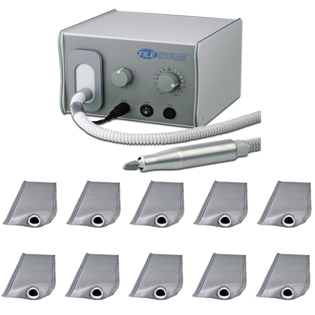 File Stream System for Podiatry and H.E.P.A. Filters Bundle - Medicool