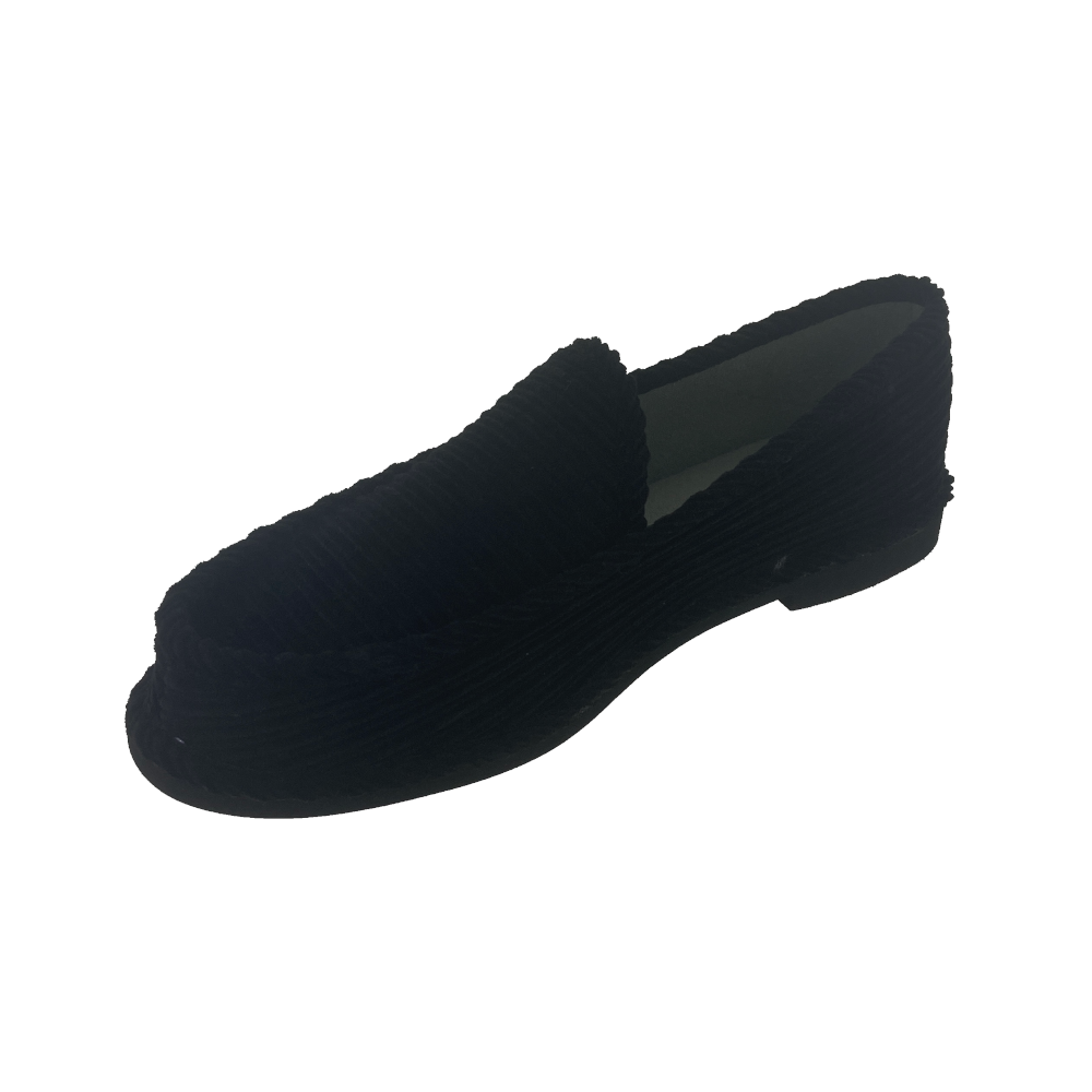 Men's Slippers International Slip on Loafer Style 3710, Black - Medicool