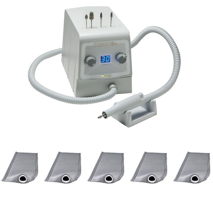 Pro Vac File® Classic for Podiatry and H.E.P.A. Filters Bundle - Medicool