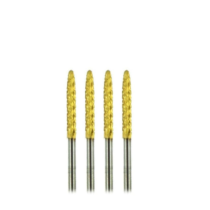Gold Carbide Tapered Cone Bit -CC4- for Nails - Medicool