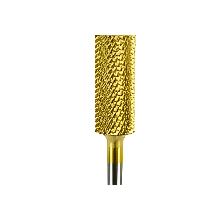 Gold Carbide Cylinder Burrs for Dental Lab - Medicool