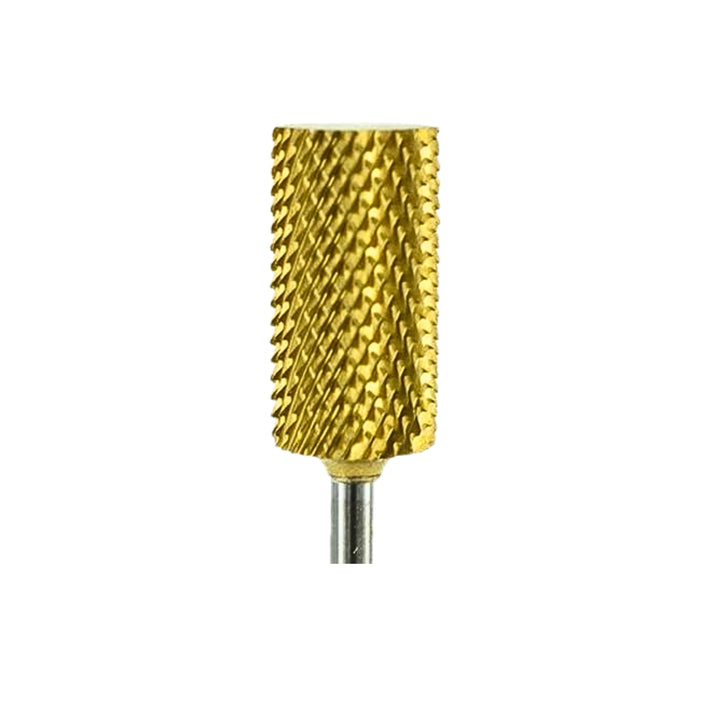 Gold Carbide Cylinder Burrs for Dental Lab - Medicool