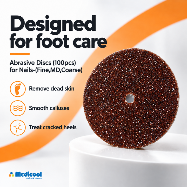 Abrasive Discs (100pcs) for Nails-(Fine,MD,Coarse) - Medicool - 2
