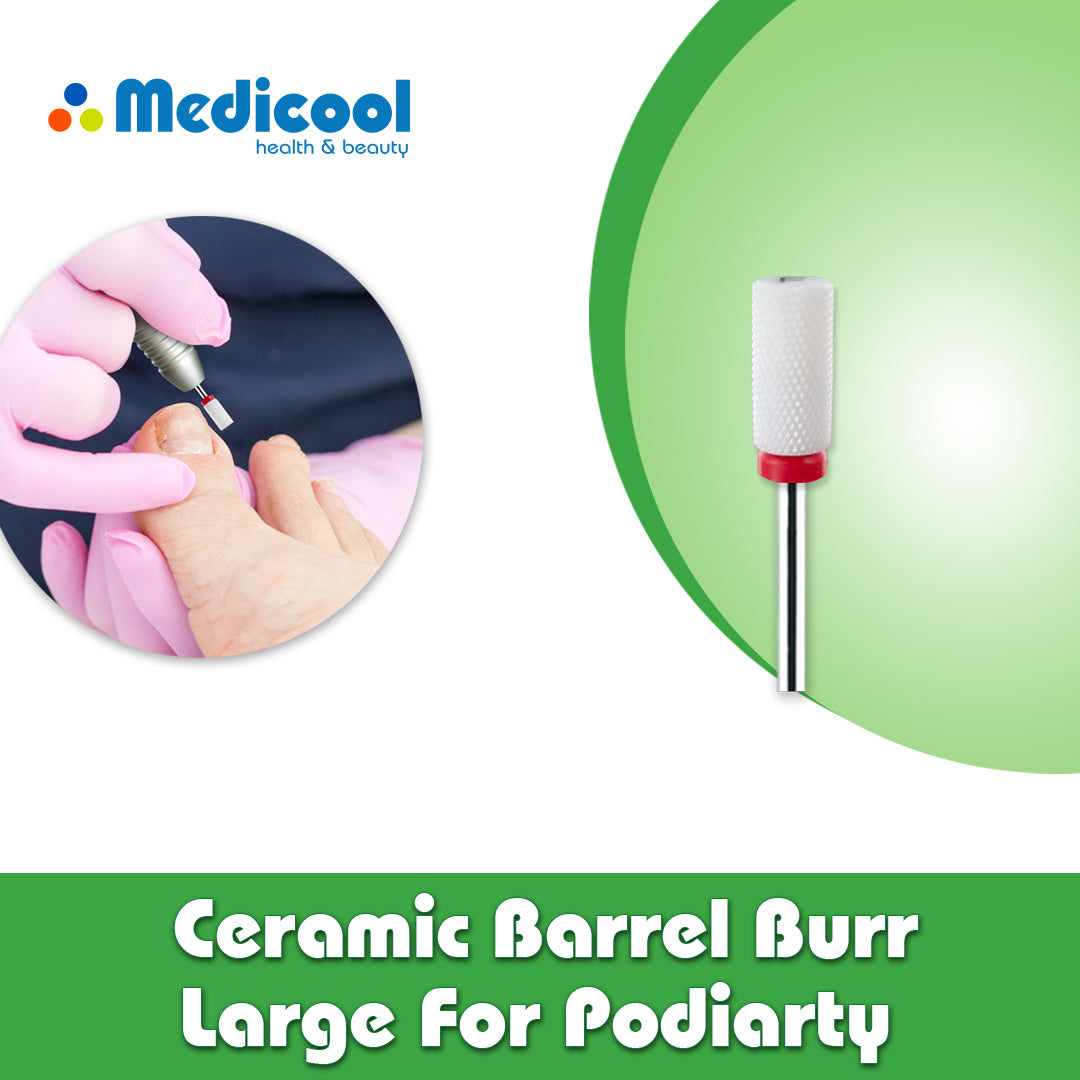 Ceramic Barrel -Large- for Podiatry - Medicool