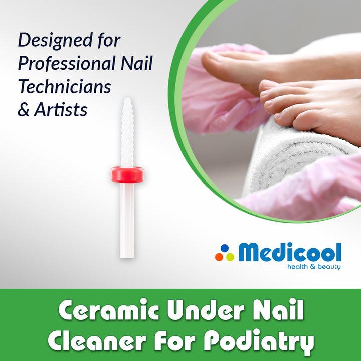 Ceramic Under Nail Cleaner for Podiatry - Medicool