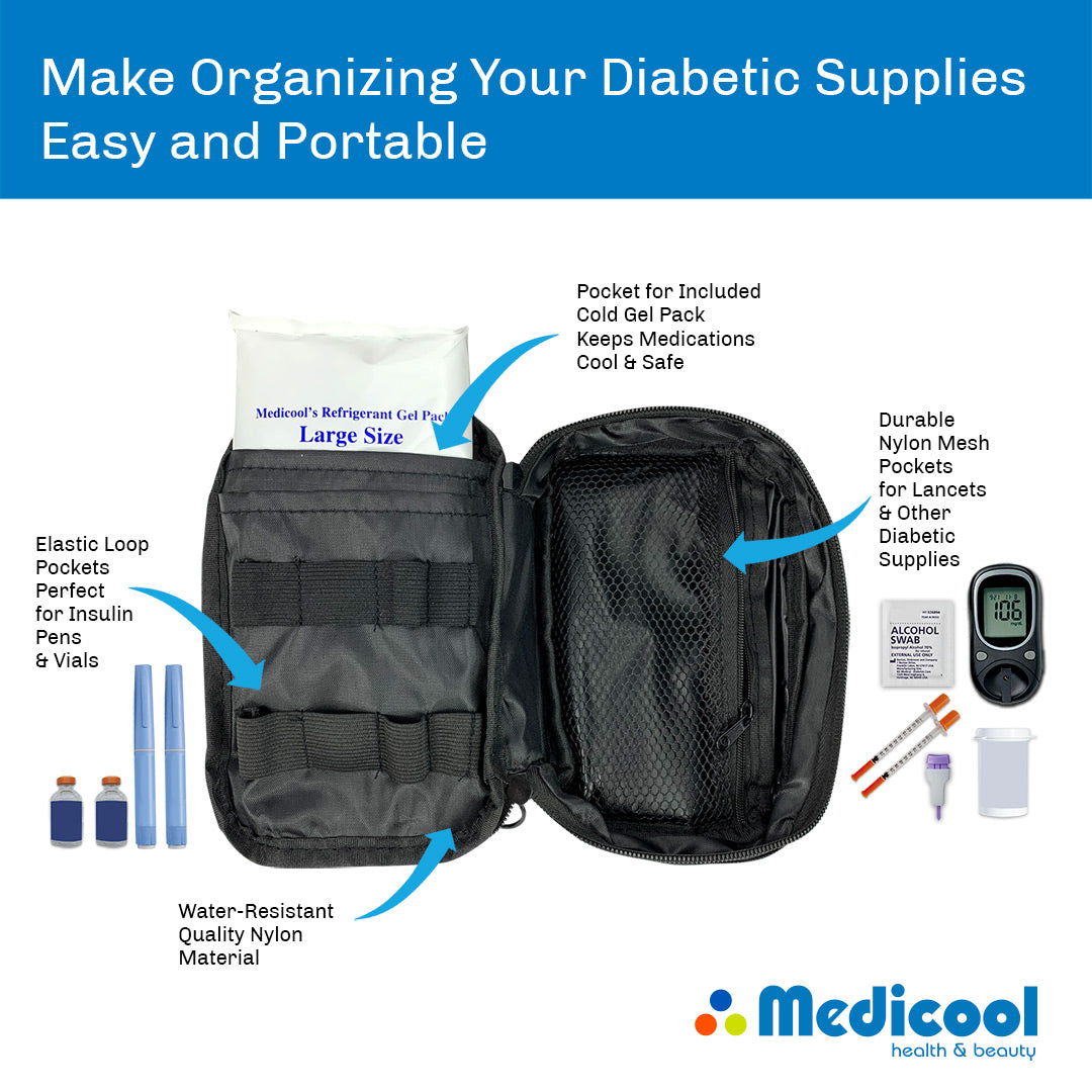 Daily Diabetic Organizer® Case and Mediclip