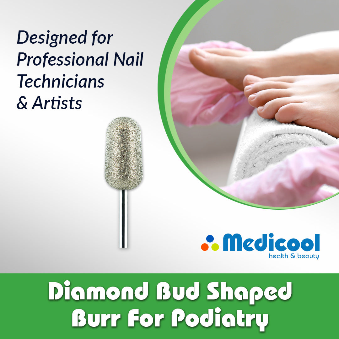 Diamond Bud Shaped Burr -PSD23-P- for Podiatry - Medicool