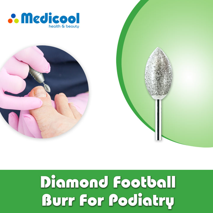 Diamond Football Burr for Podiatry - Medicool