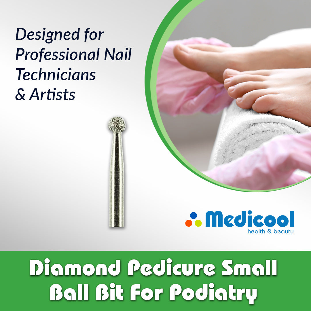 Diamond Pedicure Small Ball Bit -B3-P- for Podiatry - Medicool