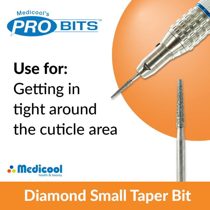 Diamond Small Taper Bit for Nails - Medicool