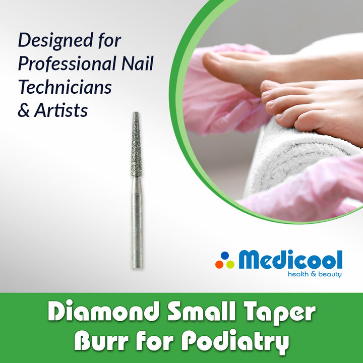 Diamond Small Taper Burr for Podiatry - Medicool