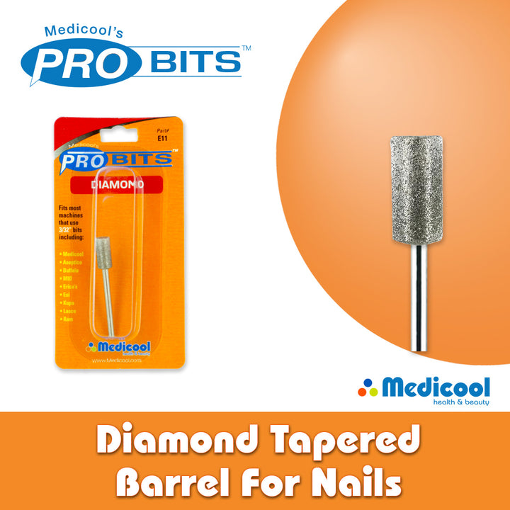 Diamond Tapered Barrel -E11- for Nails