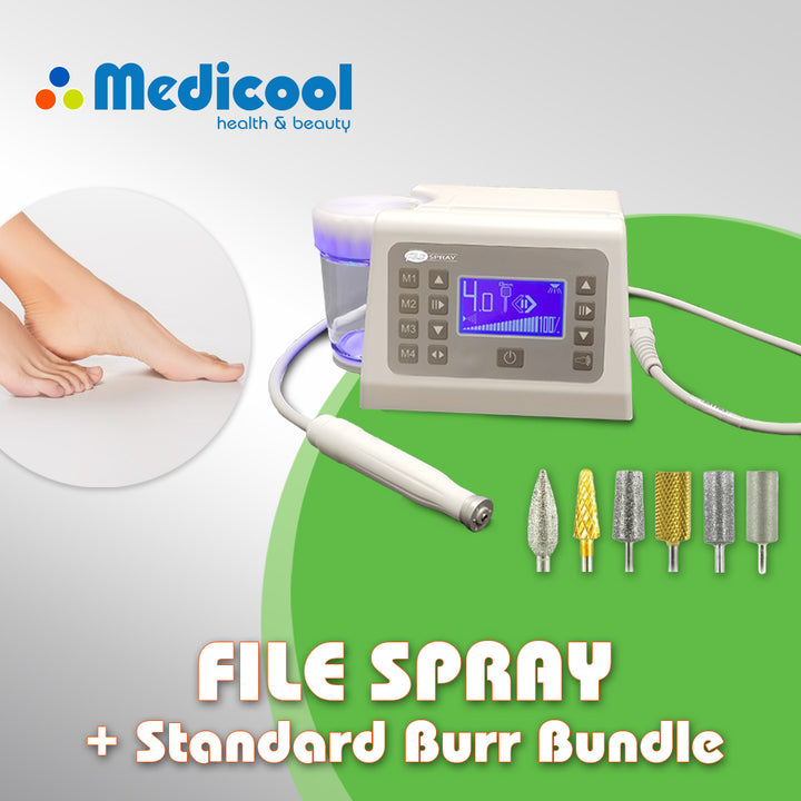 FileSpray + Standard Burr Kit  | Podiatry* - Medicool