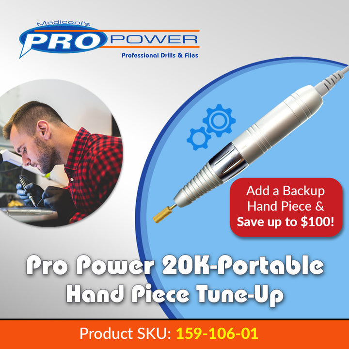 Hand Piece Tune-Up Service for Nail Drills