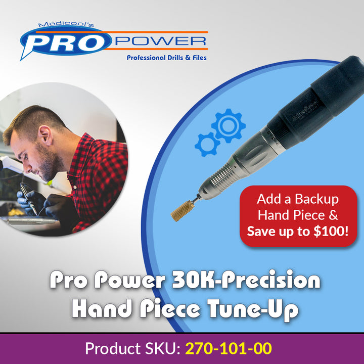 Hand Piece Tune-Up Service for Nail Drills