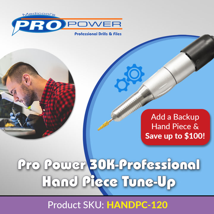 Hand Piece Tune-Up Service for Nail Drills