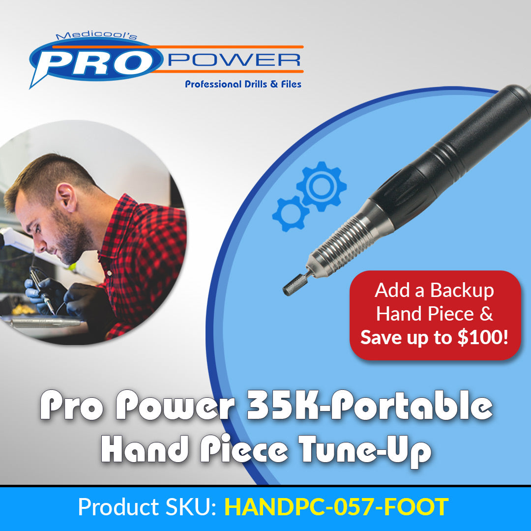 Hand Piece Tune-Up Service for Nail Drills