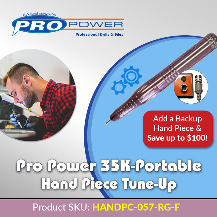 Hand Piece Tune-Up Service for Nail Drills