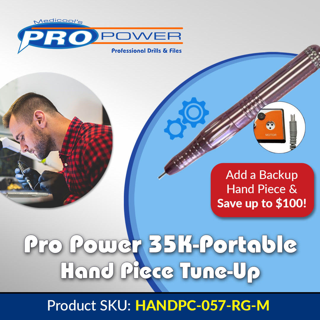 Hand Piece Tune-Up Service for Nail Drills
