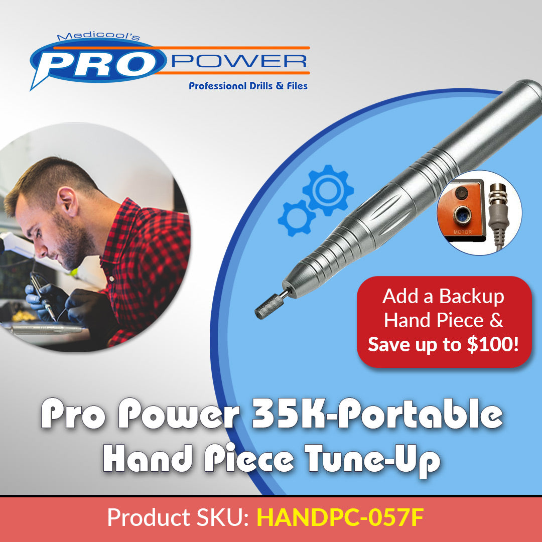 Hand Piece Tune-Up Service for Nail Drills