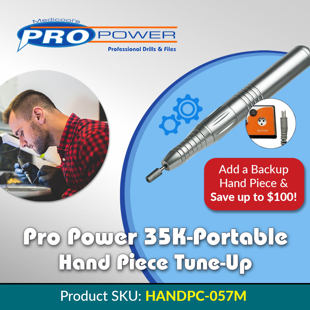 Hand Piece Tune-Up Service for Nail Drills