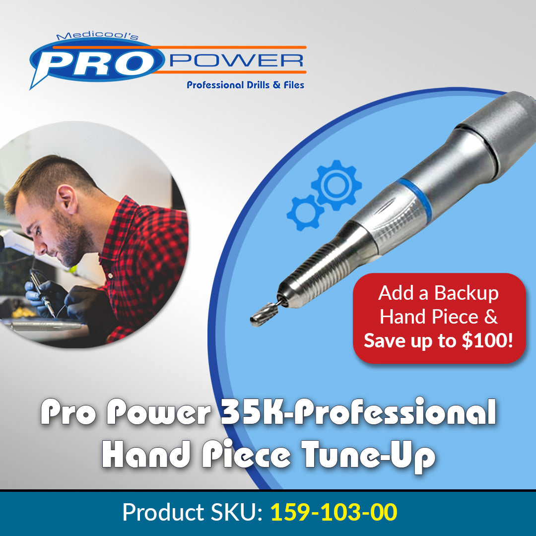 Hand Piece Tune-Up Service for Nail Drills