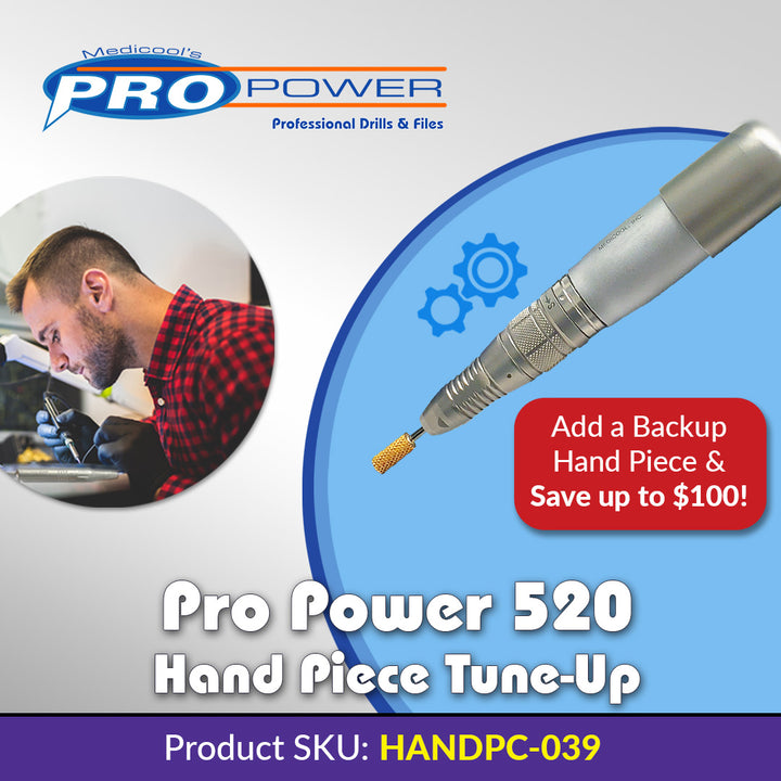 Hand Piece Tune-Up Service for Nail Drills