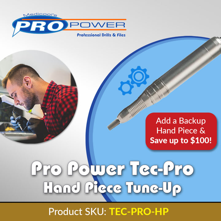 Hand Piece Tune-Up Service for Nail Drills