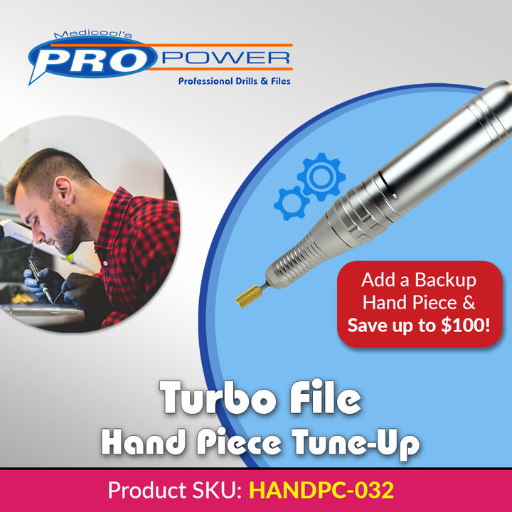 Hand Piece Tune-Up Service for Nail Drills