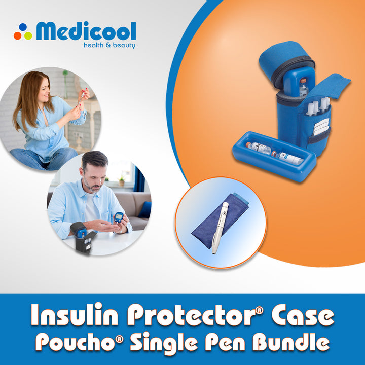 Insulin Protector® Case+Poucho® Single Pen Bundles - Medicool