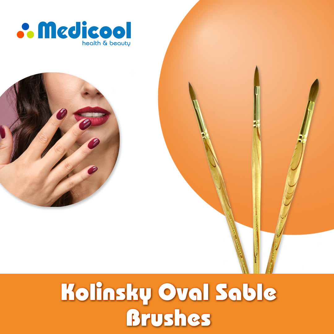 Kolinsky Oval Sable Brushes - Medicool