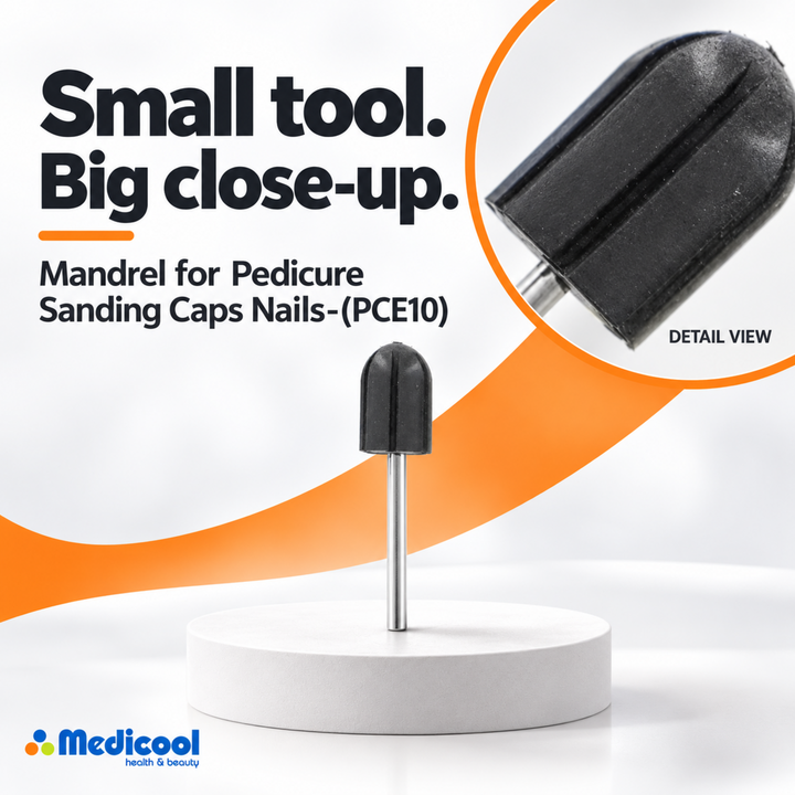 Mandrel  for Pedicure Sanding Caps Nails-(PCE10)