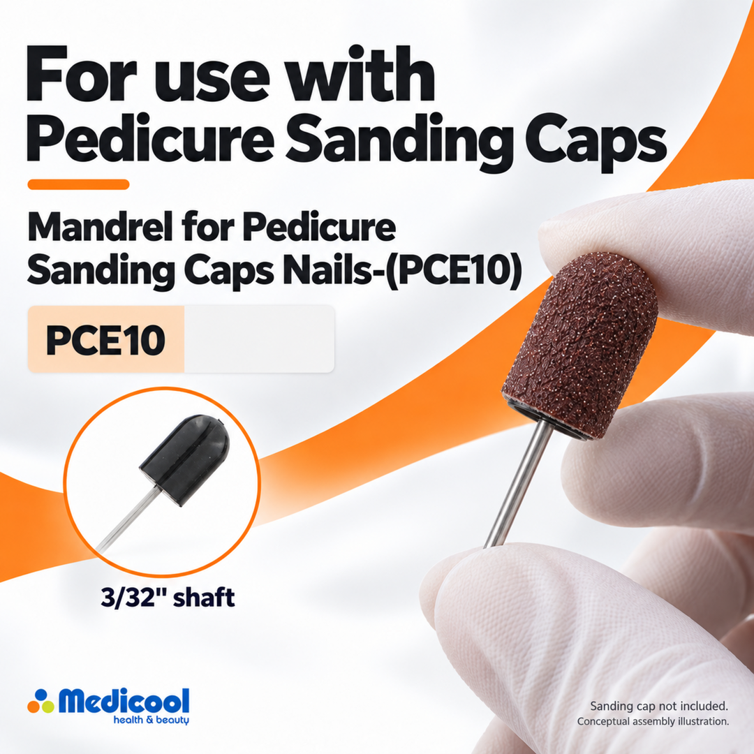 Mandrel  for Pedicure Sanding Caps Nails-(PCE10)