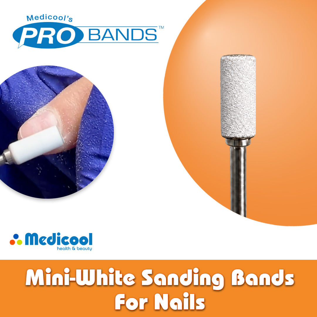 Mini White Sanding Bands-(Fine,MD,Coarse)