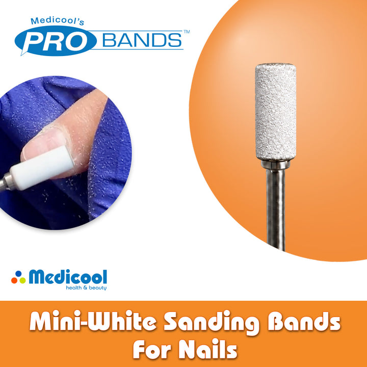 Mini White Sanding Bands-(Fine,MD,Coarse)