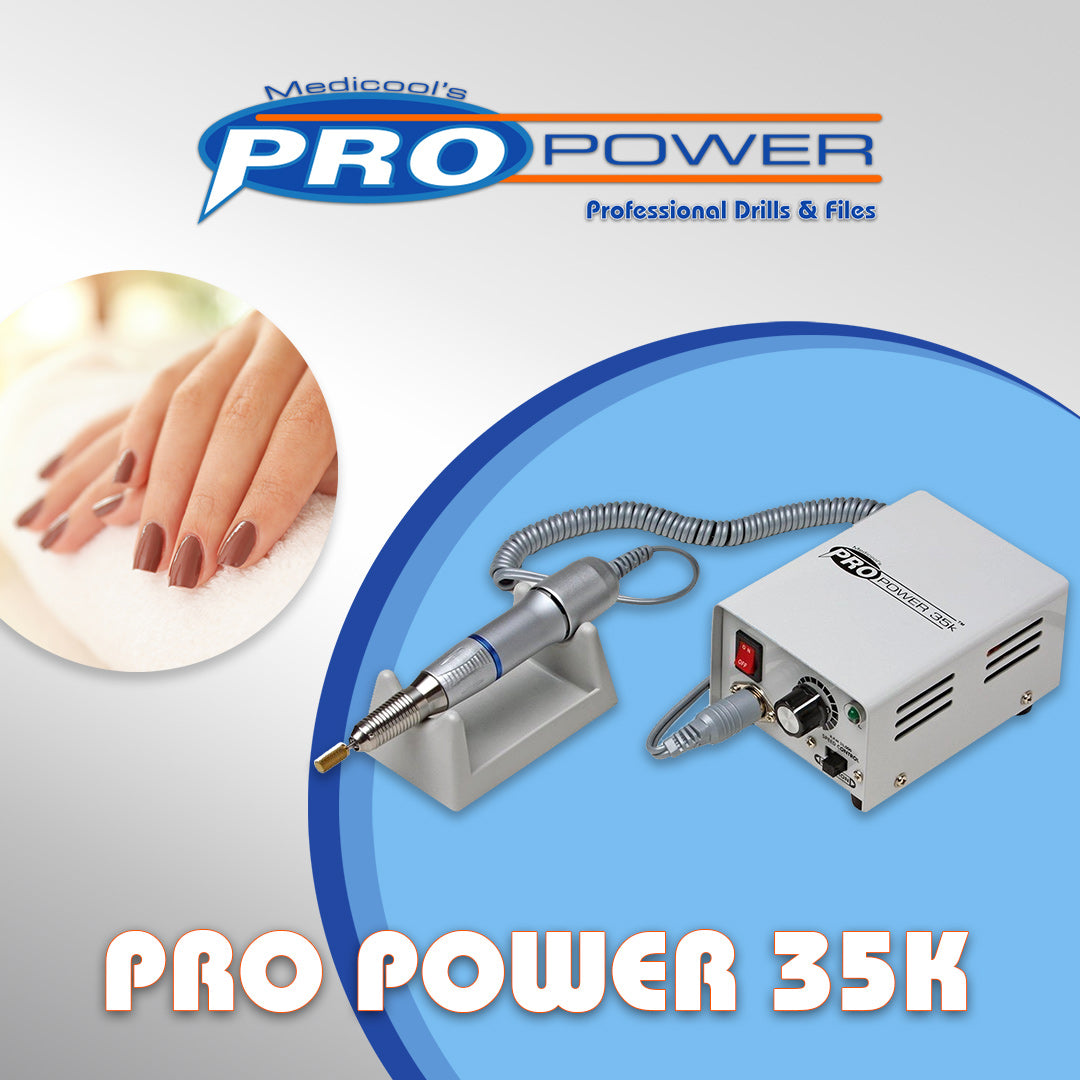 Pro Power 35k Electric File + Bit Bundles - Medicool