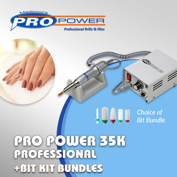 Pro Power 35k Electric File + Bit Bundles