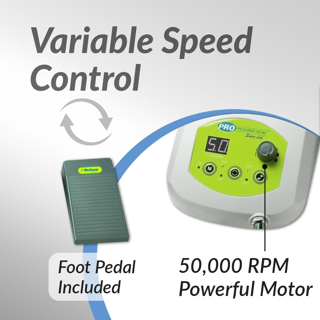 Pro Power® 50K Precision Lab Handpiece - Medicool
