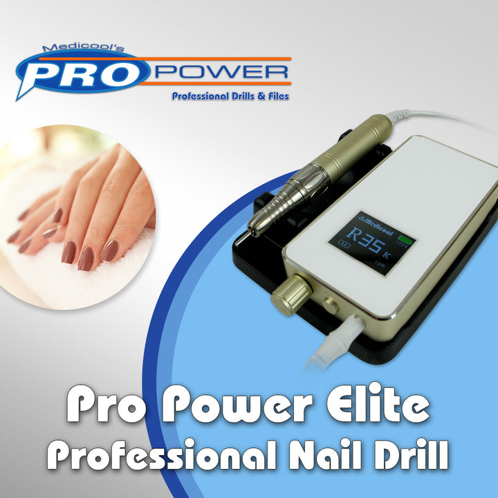 Pro Power Elite Professional Nail Drill - Portable or Desktop