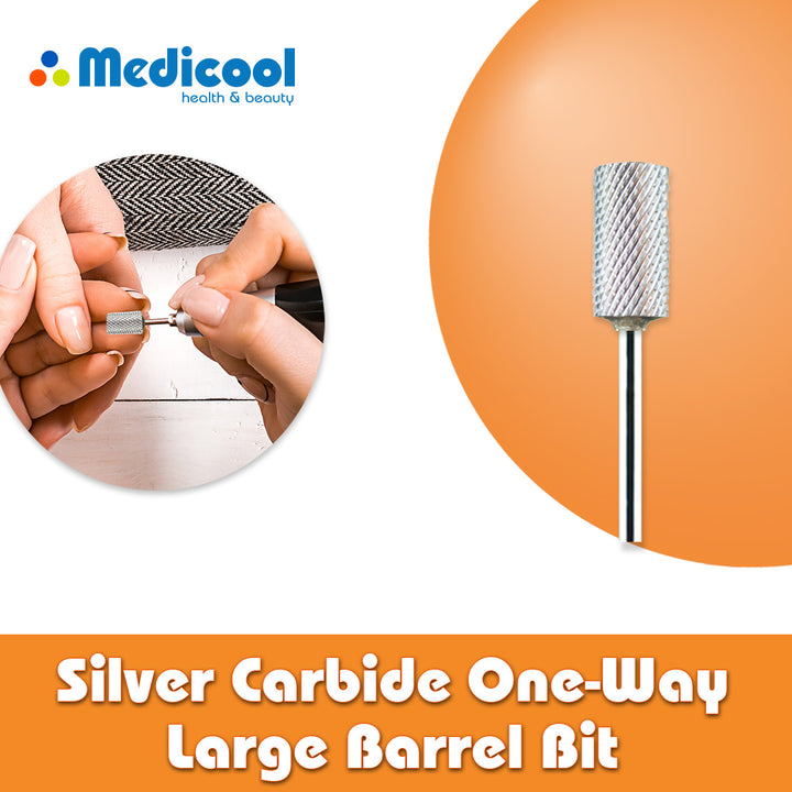 Silver Carbide One-Way Large Barrel Bit - Medicool