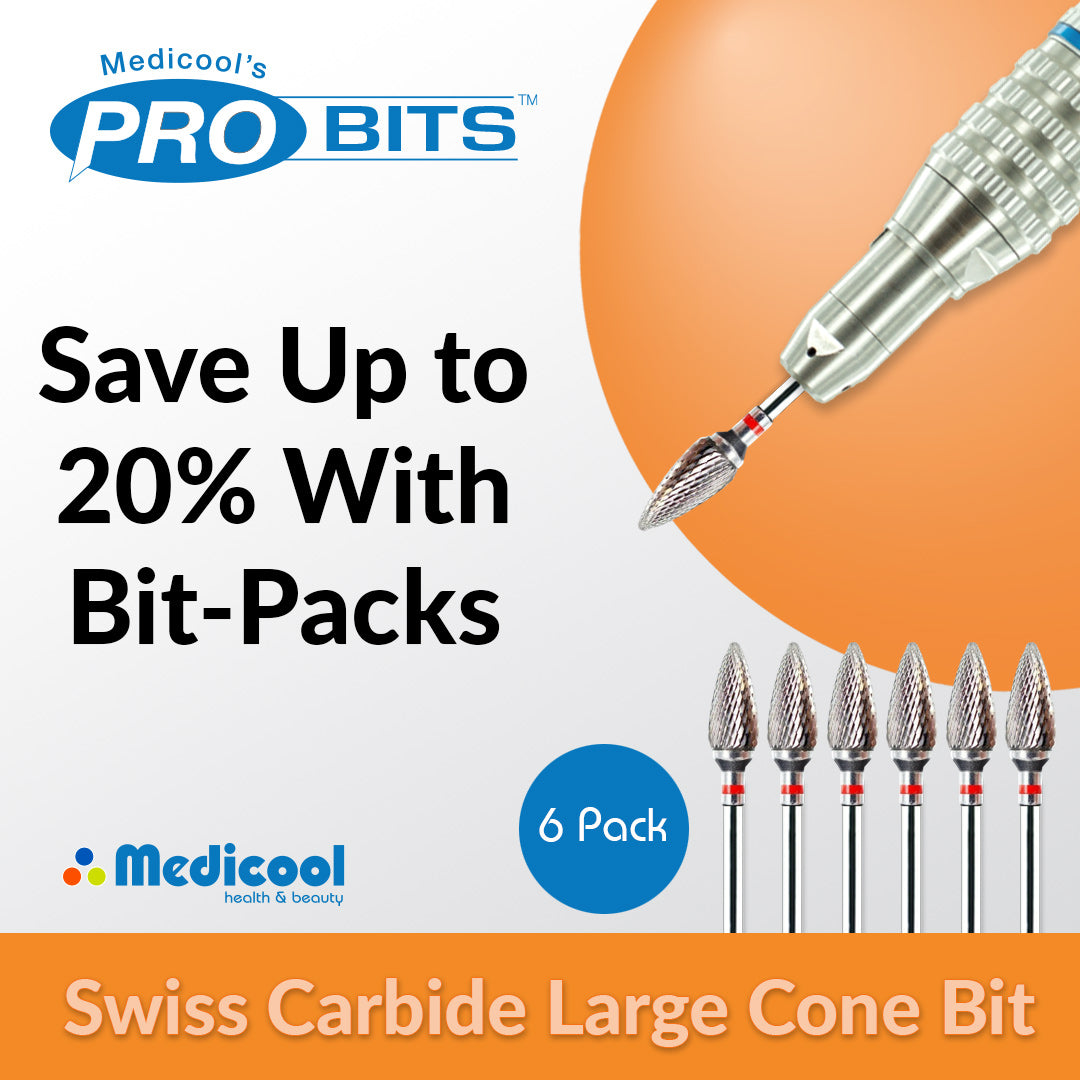 Swiss Carbide Large Cone Bit for Nails - Medicool