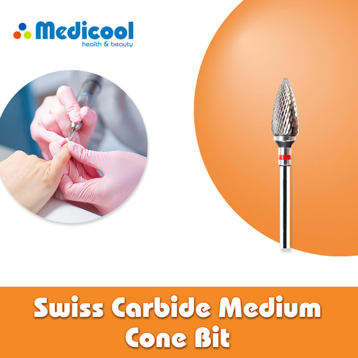 Swiss Carbide Medium Cone Bit for Nails -(SC20 -SC20C)
