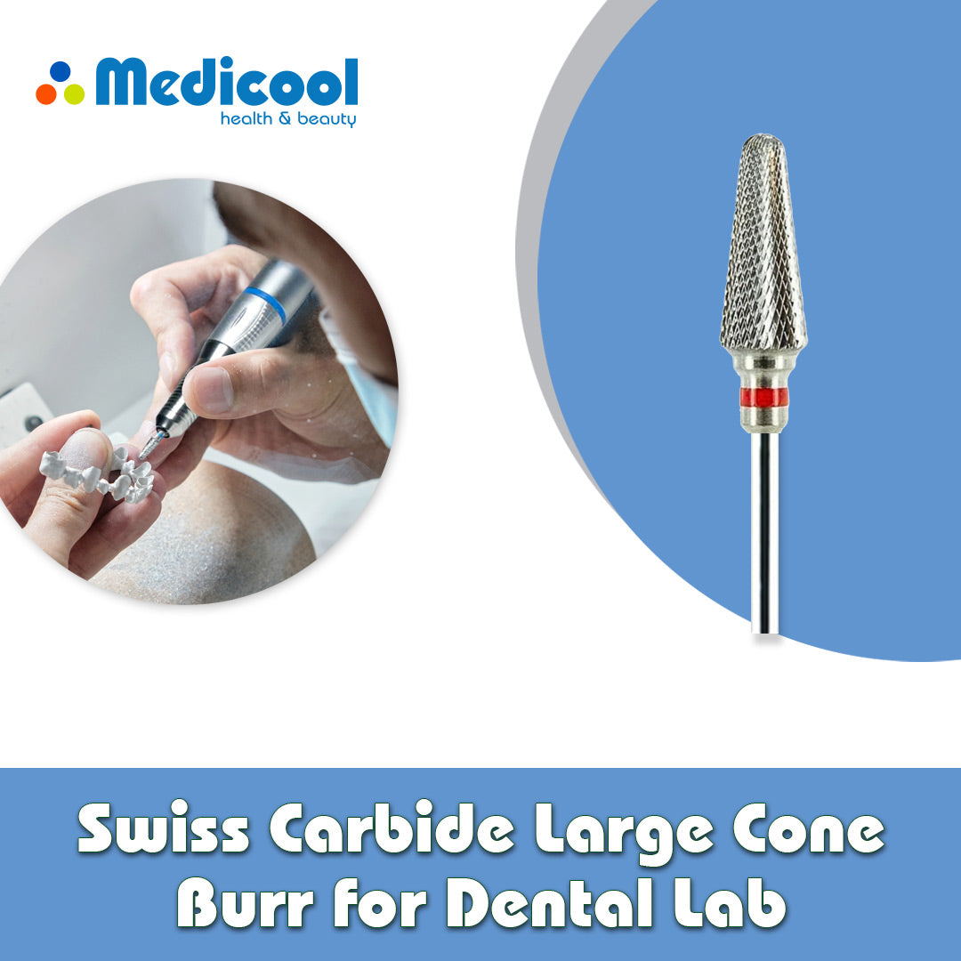 Swiss Carbide Large Cone Burr for Dental Lab