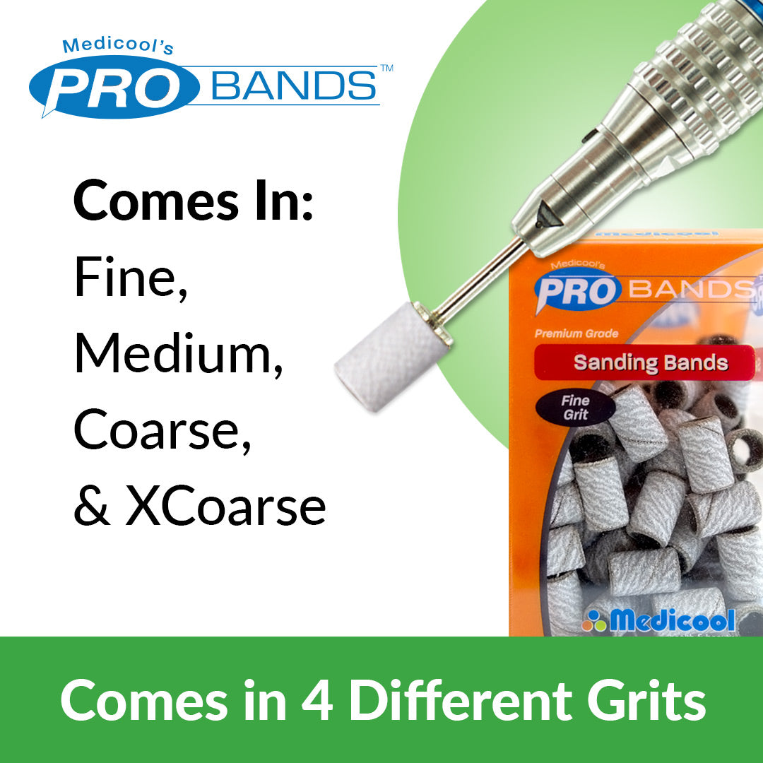 Pro Bits® White Sanding Bands for Podiatry