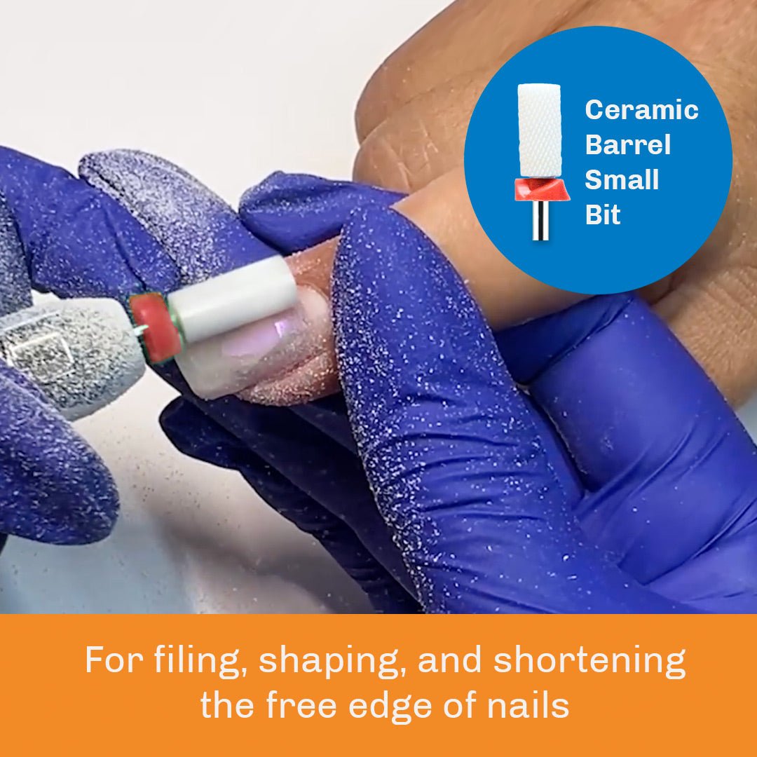 Ceramic Barrel - Small - for Nails - Medicool