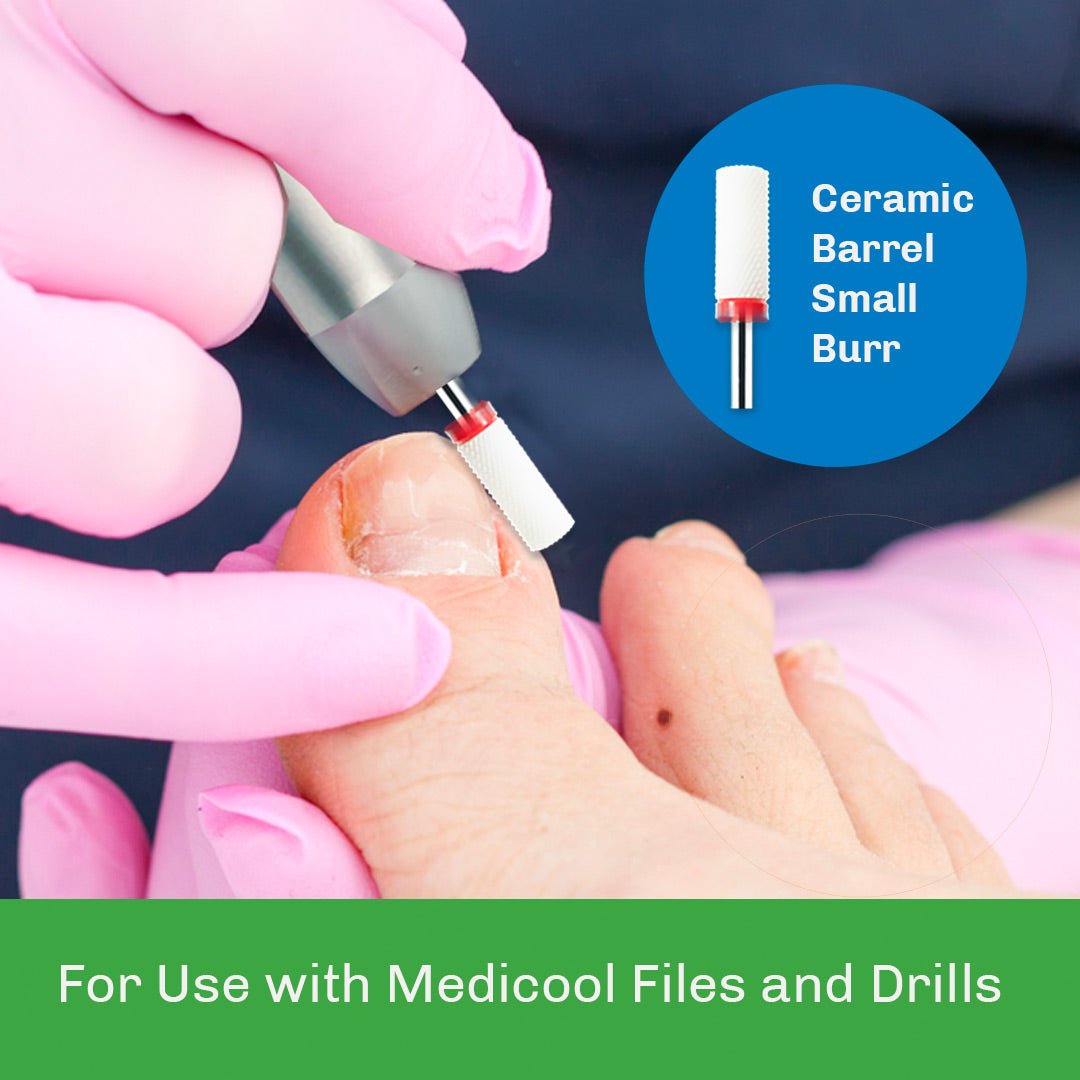 Ceramic Barrel - Small - for Podiatry - Medicool